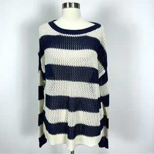 PJK Patterson J Kincaid open knit sweater